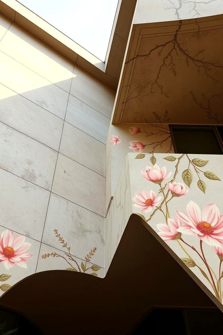 Nature Infused Architecture - 22 Flower Murals on Buildings