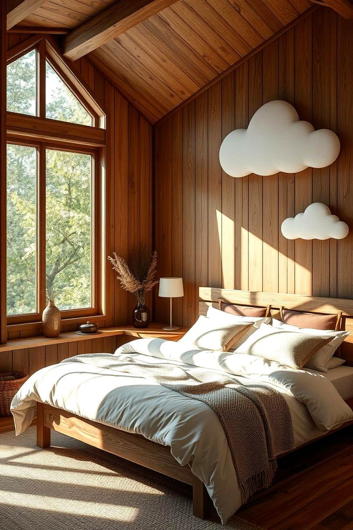 Nature Infused Cloud Elements - 22 Cloud Themed Bedroom Ideas