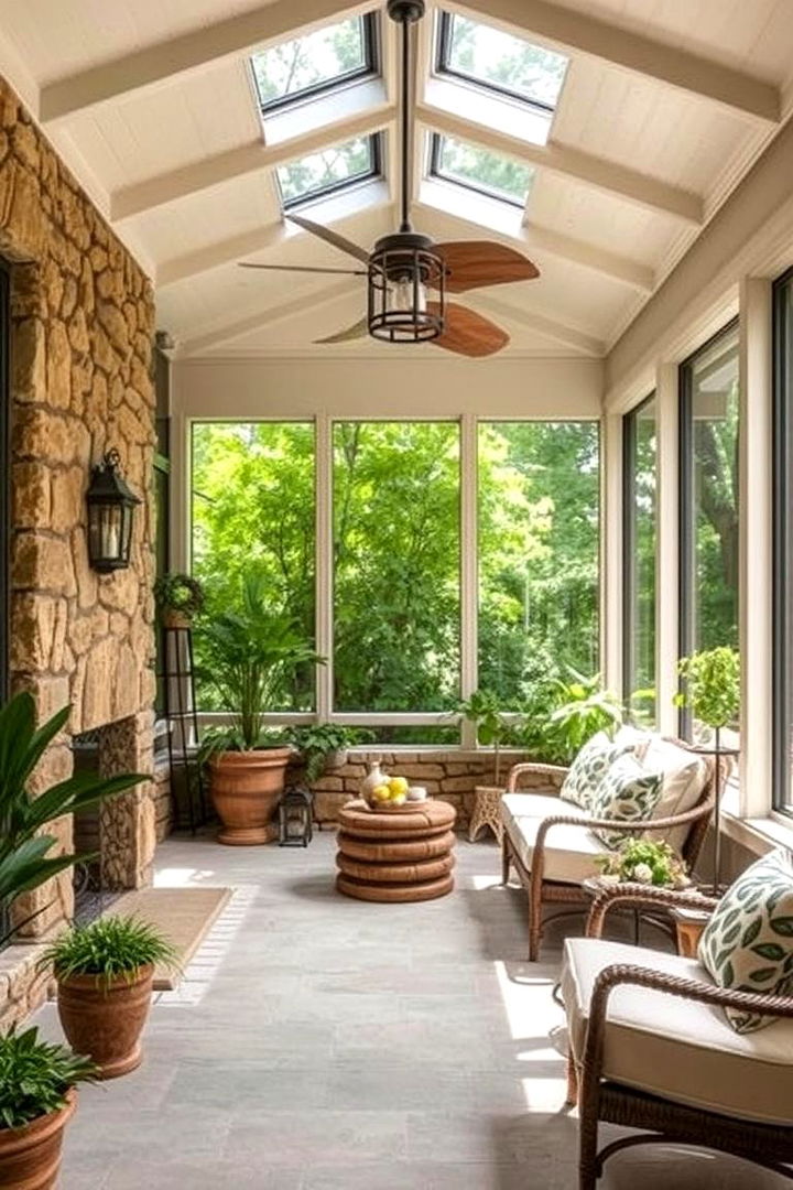 Nature Infused Design - 22 Screened-in Porch Ideas
