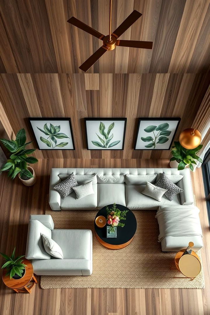 Nature Infused Designs - 22 Green and Gold Living Room Ideas