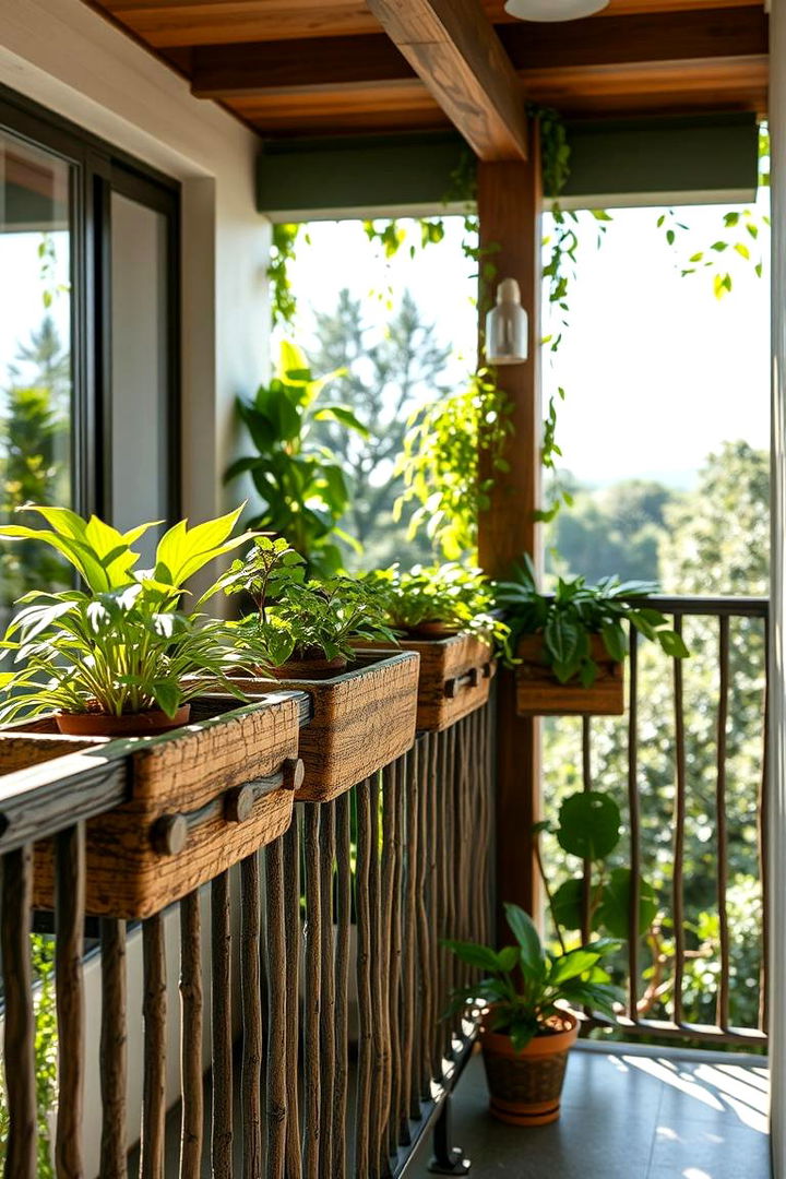 Nature Infused Themes - 22 Balcony Railing Design Ideas