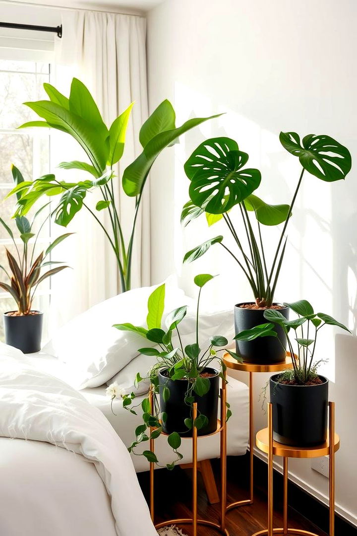 Nature Inspired Accents - 22 Black and Gold Bedroom Ideas