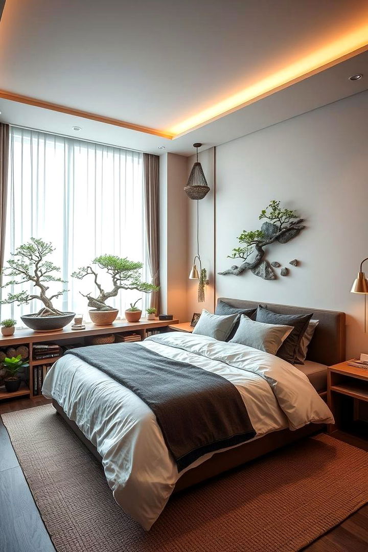 Nature Inspired Accents - 22 Japanese Bedroom Design Ideas