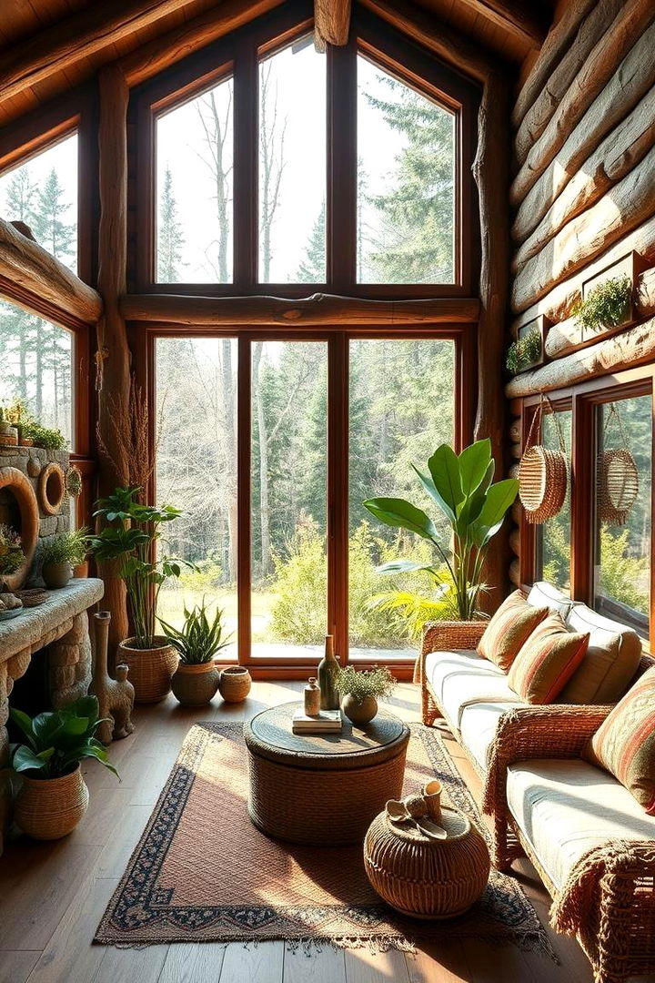 Nature Inspired Accents - 22 One Room Cabin Interior Design Ideas
