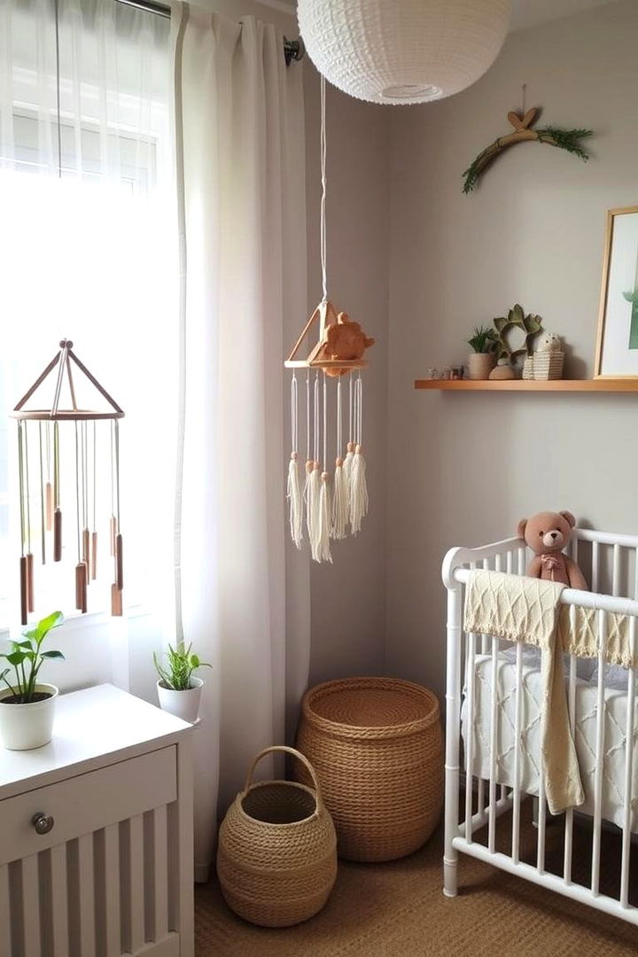 Nature Inspired Accents for Serenity - 22 Minimalist Nursery Ideas