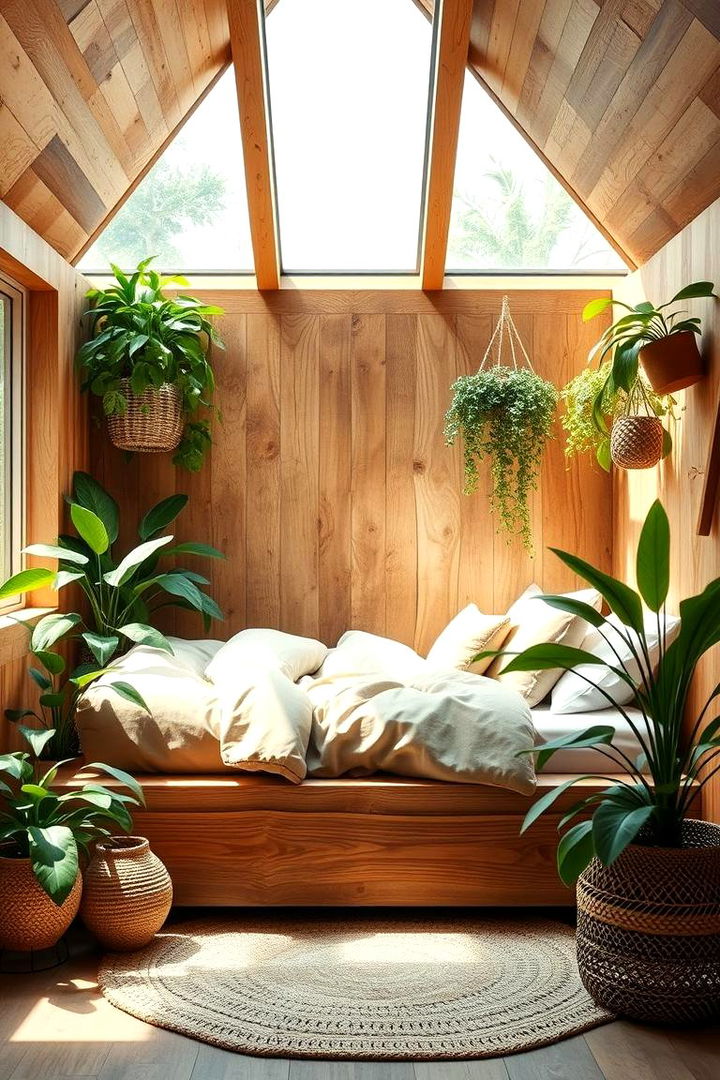 Nature Inspired Bed Space - 22 Bed Nook Ideas