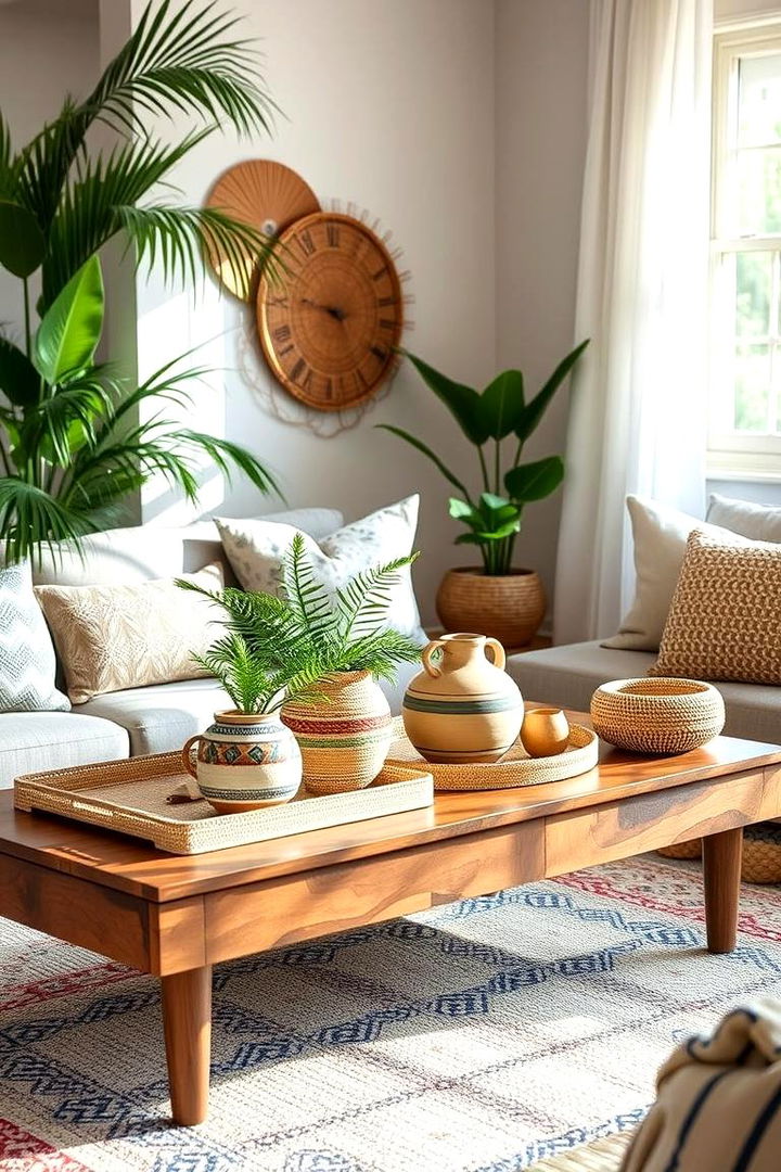 Nature Inspired Boho - 22 Coffee Table Decor Ideas