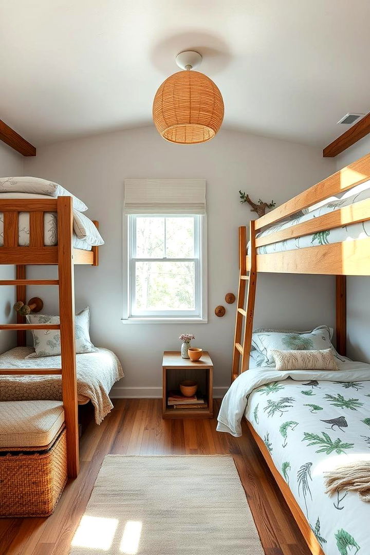 Nature Inspired Bunk Room Designs - 22 bunk room ideas