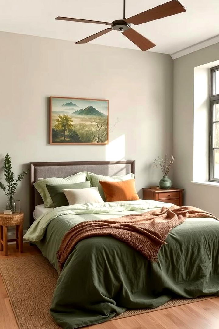 Nature Inspired Color Palettes - 22 Green Bedroom Ideas