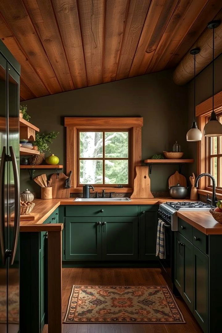 Nature Inspired Color Palettes - 22 Cabin Kitchen Ideas