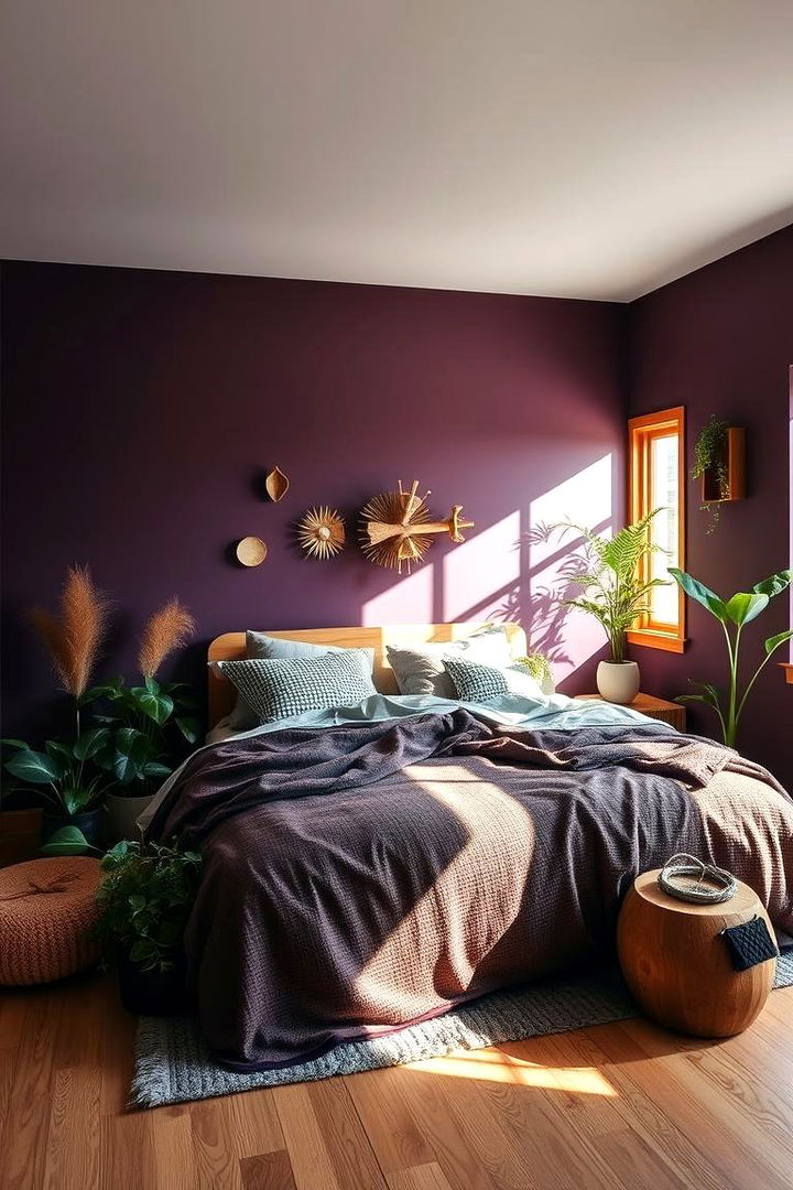 Nature Inspired Dark Retreats - 22 Dark Purple Bedroom Ideas