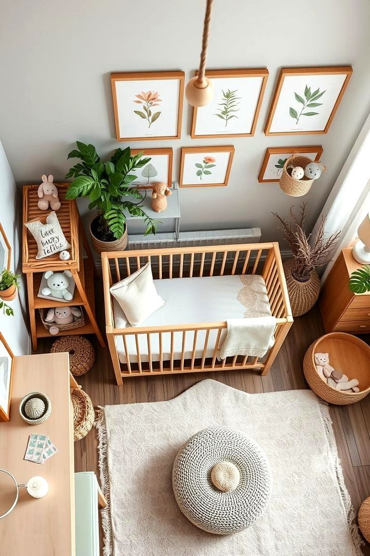 Nature Inspired Decor - 22 Pink and Green Nursery Ideas