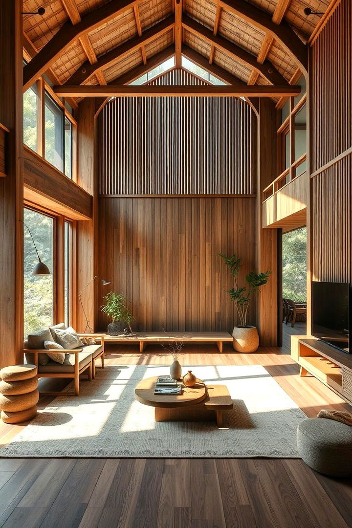 Nature Inspired Decor - 22 Korean Living Room Ideas