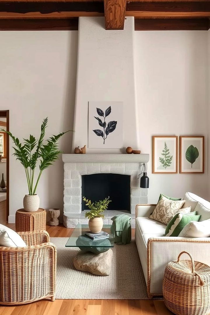 Nature Inspired Decor - 22 Magnolia Living Room Ideas