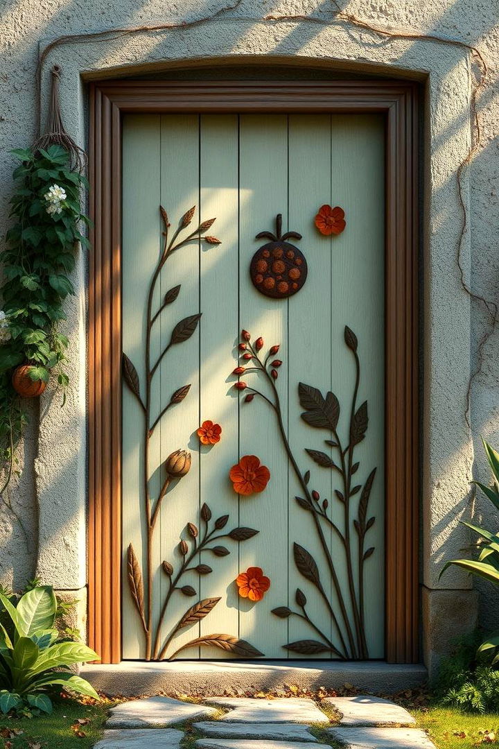 Nature Inspired Door - 22 Bedroom Door Decorating Ideas