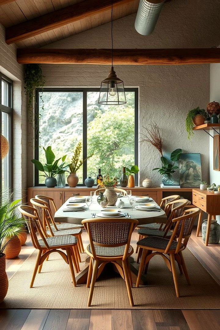 Nature Inspired Elegance - 22 Green Dining Room Ideas