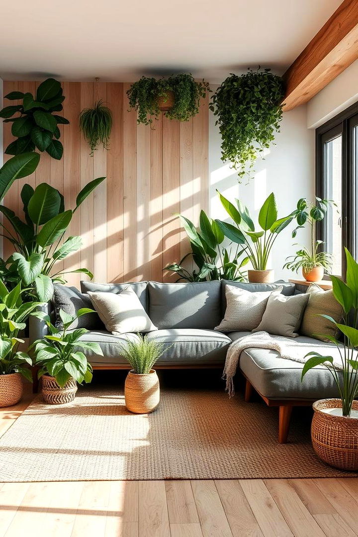 Nature Inspired Elements - 22 Grey Couch Living Room Ideas