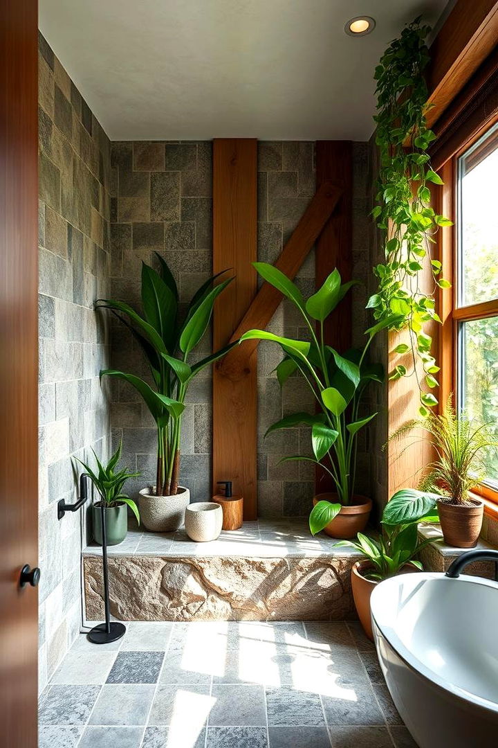 Nature Inspired Elements for Serenity - 22 Teen Bathroom Ideas