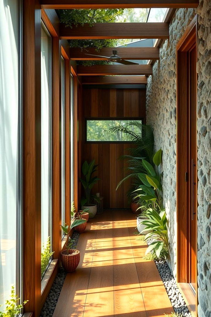 Nature Inspired Hallway - 22 Hallway Ideas
