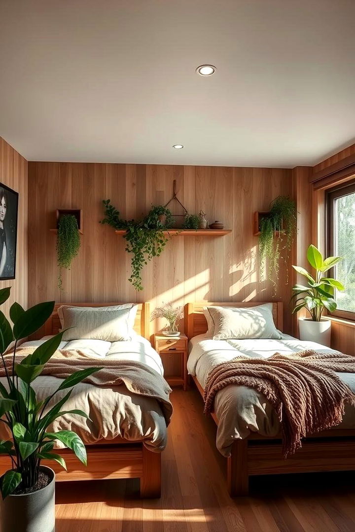 Nature Inspired Harmony - 22 Twin Bedroom Ideas