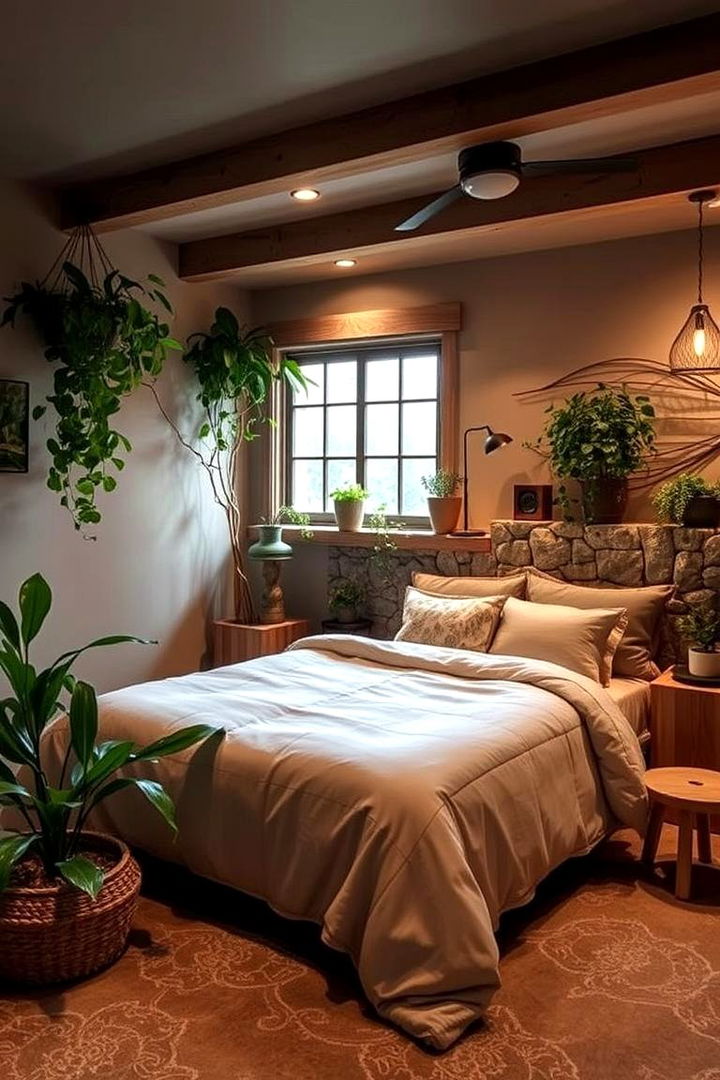 Nature Inspired Interiors - 22 Basement Bedroom Ideas
