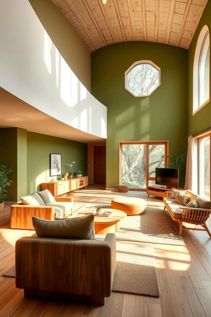 Nature Inspired Layout Designs - 22 Forest Green Bedroom Ideas