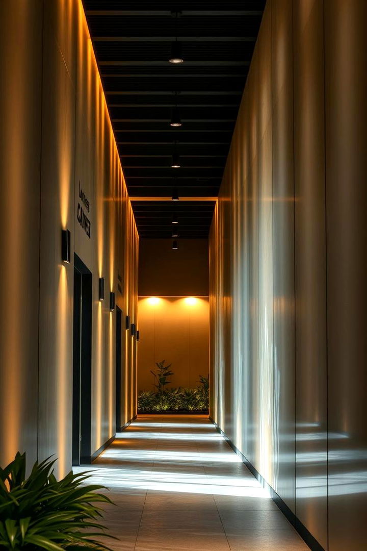 Nature Inspired Lighting Effects - 22 Green Hallway Ideas