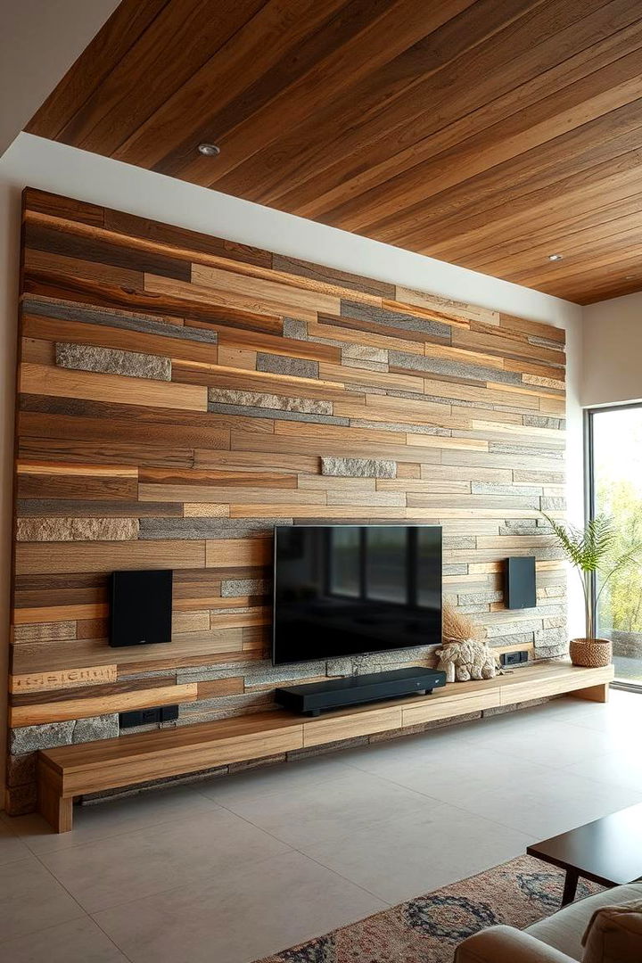 Nature Inspired Media Walls - 22 Media Wall Ideas