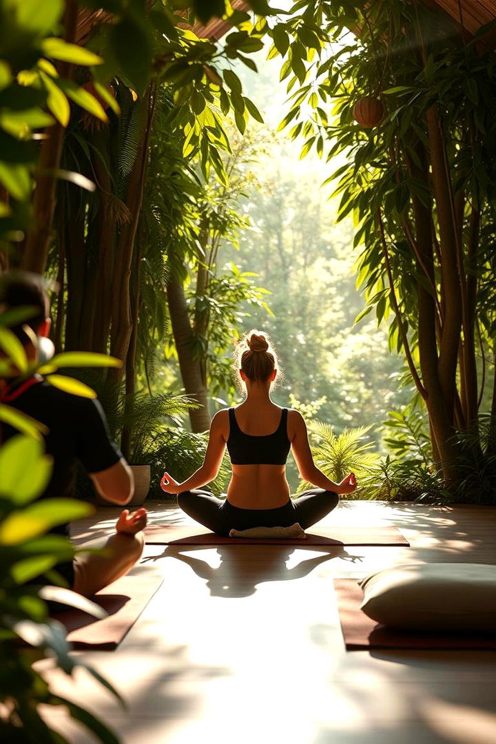 Nature Inspired Meditation and Fitness Space - 22 Outdoor Gym Ideas
