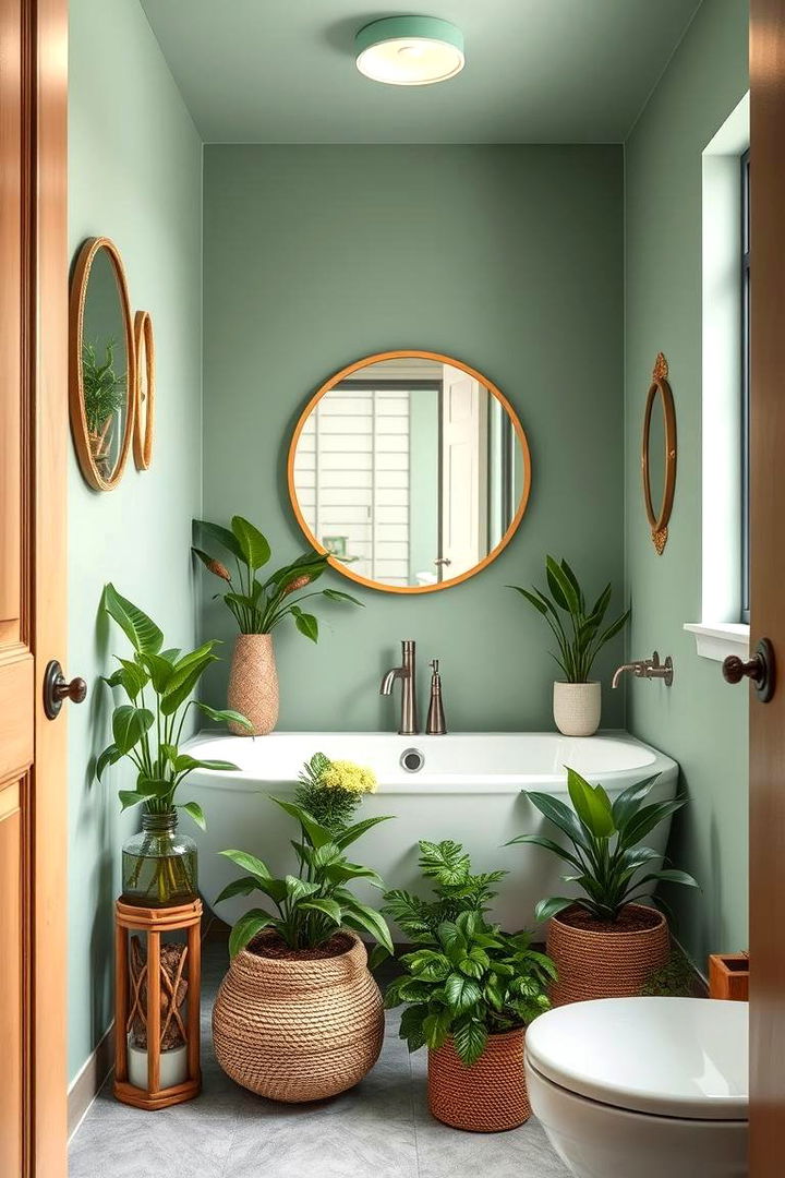Nature Inspired Mint Accents - 22 Mint Green Bathroom Ideas