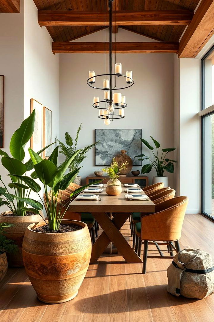 Nature Inspired Moody Touches - 22 Moody Dining Room Ideas