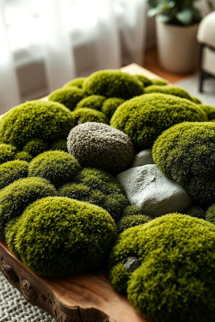 Nature Inspired Moss Gardens - 22 Coffee Table Centerpiece Ideas