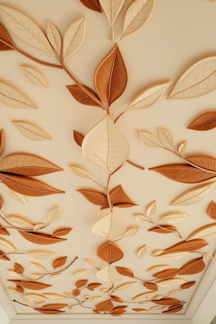Nature Inspired Motifs - 22 Ceiling Wallpaper Ideas
