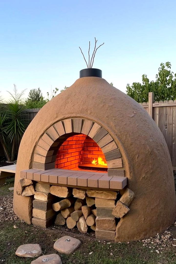 Nature Inspired Mud Oven - 22 Mud Kitchen Ideas for Kids