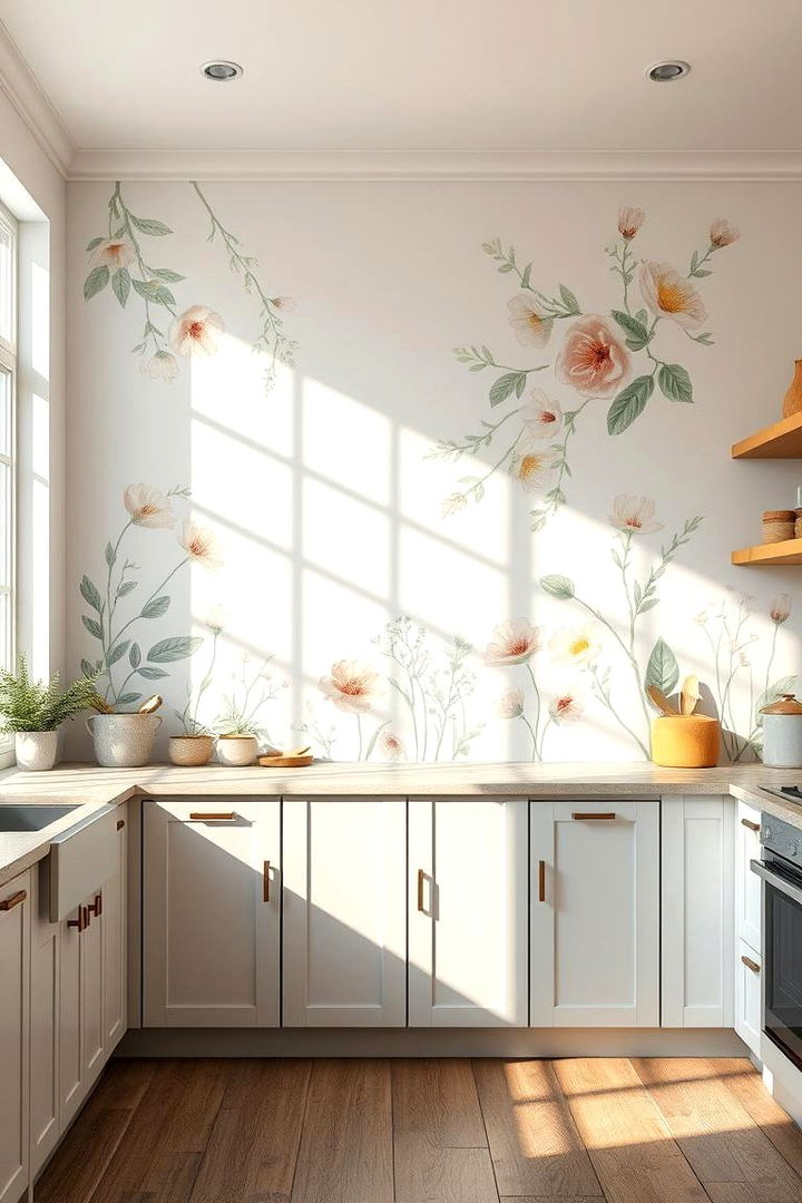 Nature Inspired Murals - 22 Kitchen Wall Decor Ideas
