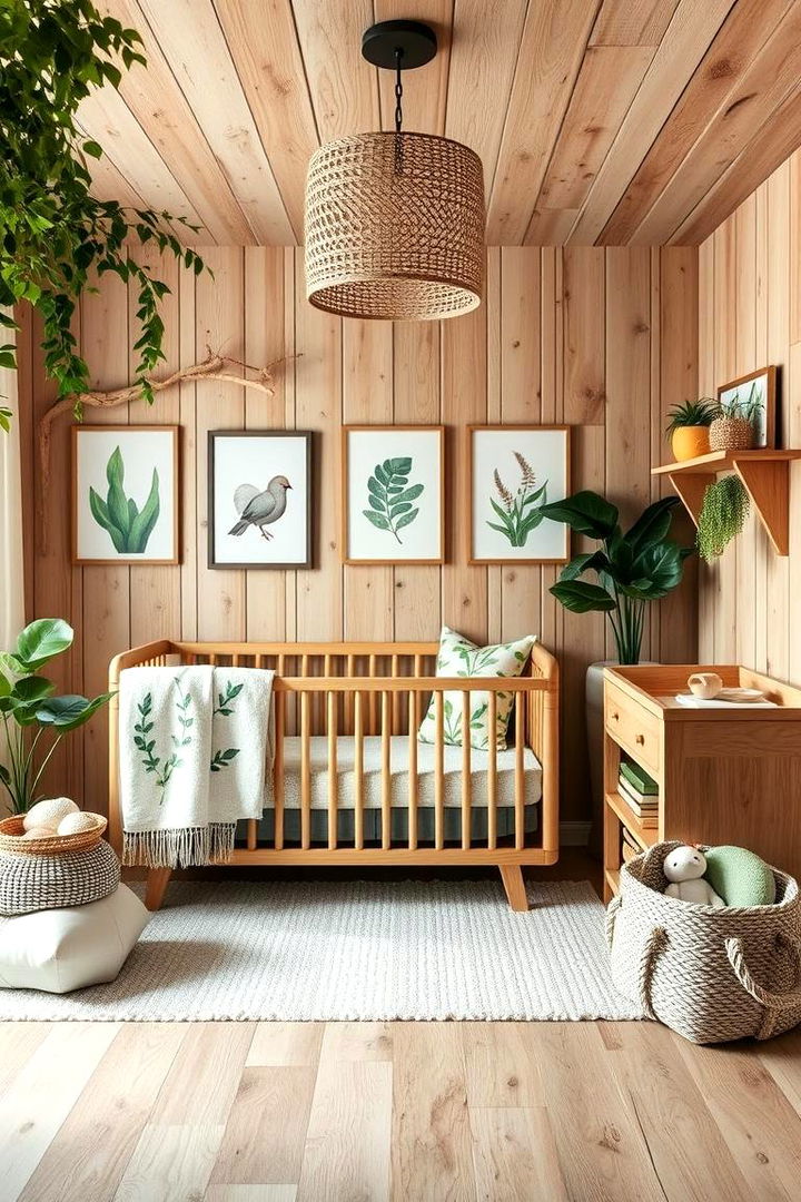 Nature Inspired Nook - 22 Baby Girl Nursery Ideas
