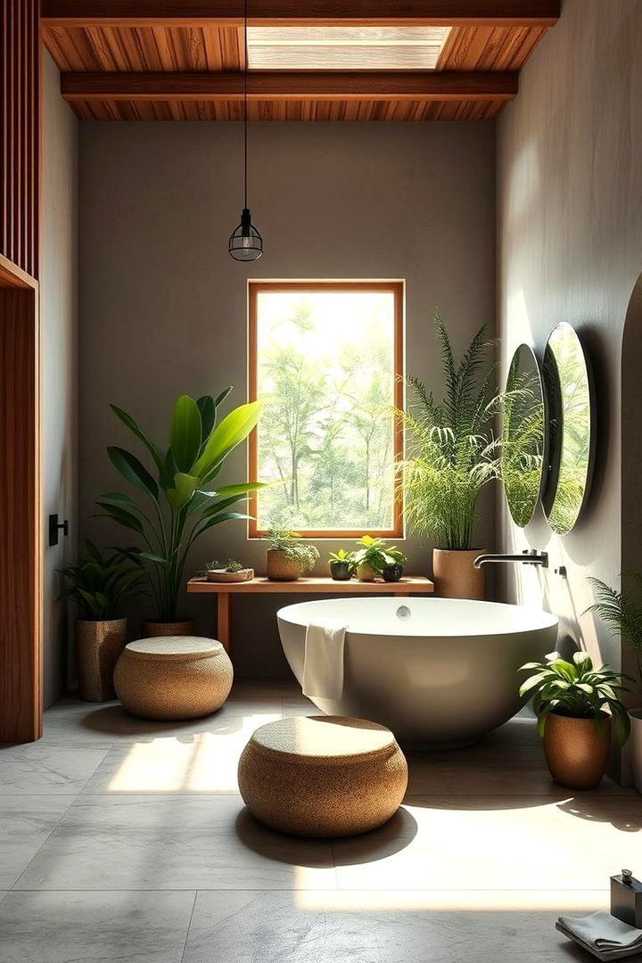 Nature Inspired Oasis - 22 Aesthetic Bathroom Ideas