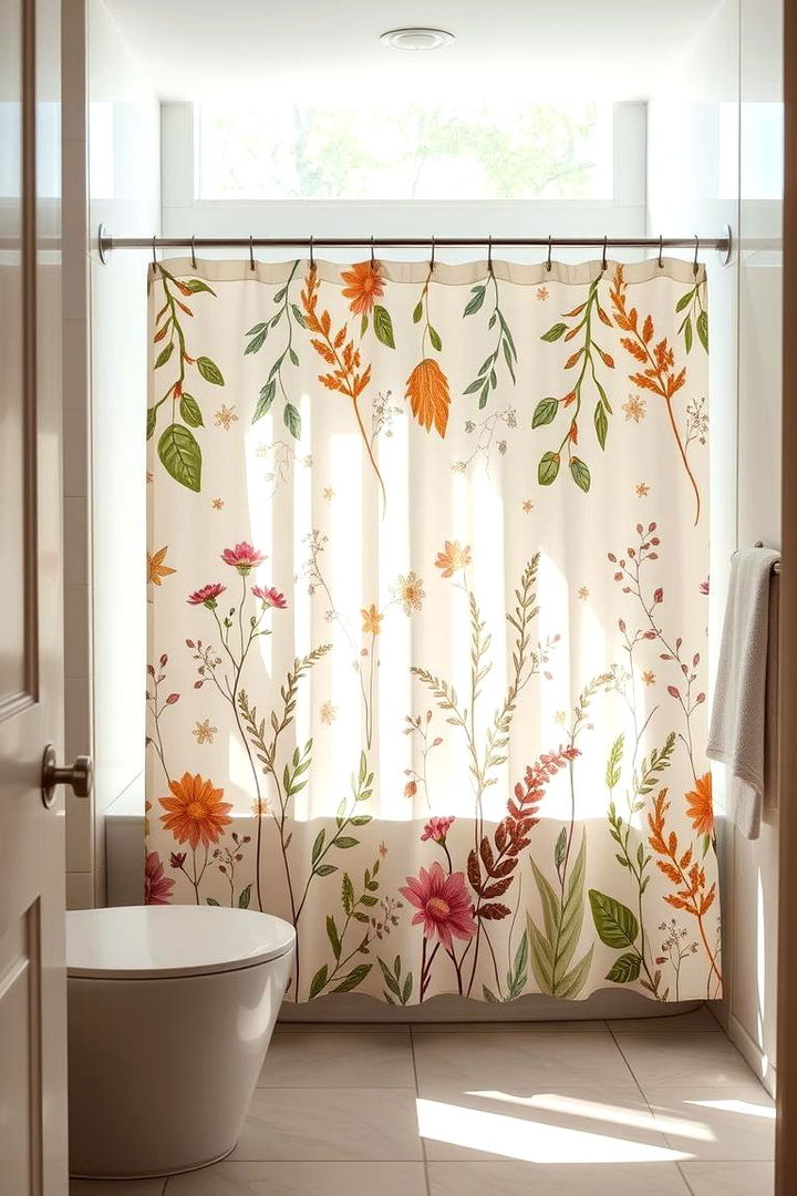 Nature Inspired Patterns - 22 Shower Curtain Ideas