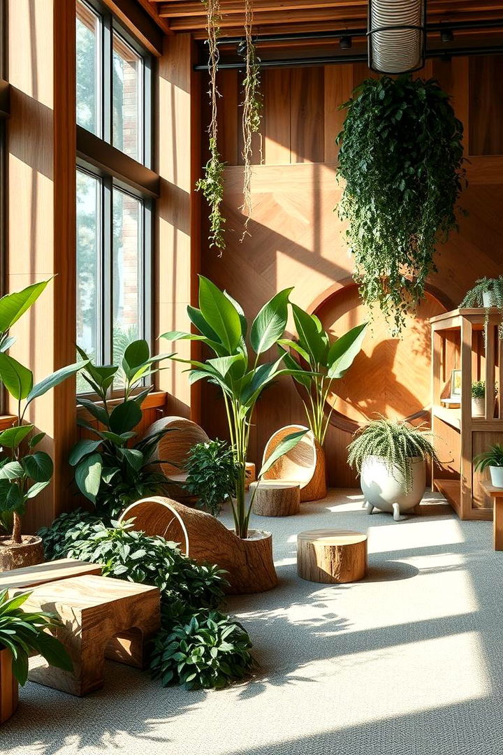 Nature Inspired Play Zone - 22 playroom ideas