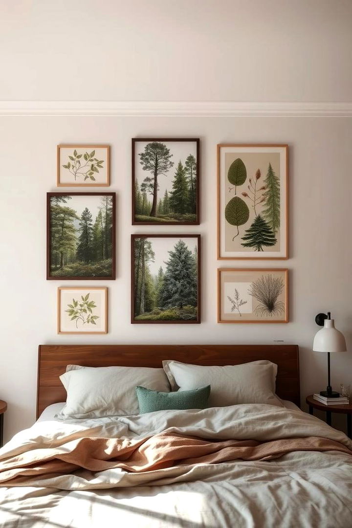 Nature Inspired Prints - 22 Bedroom Wall Decor Ideas