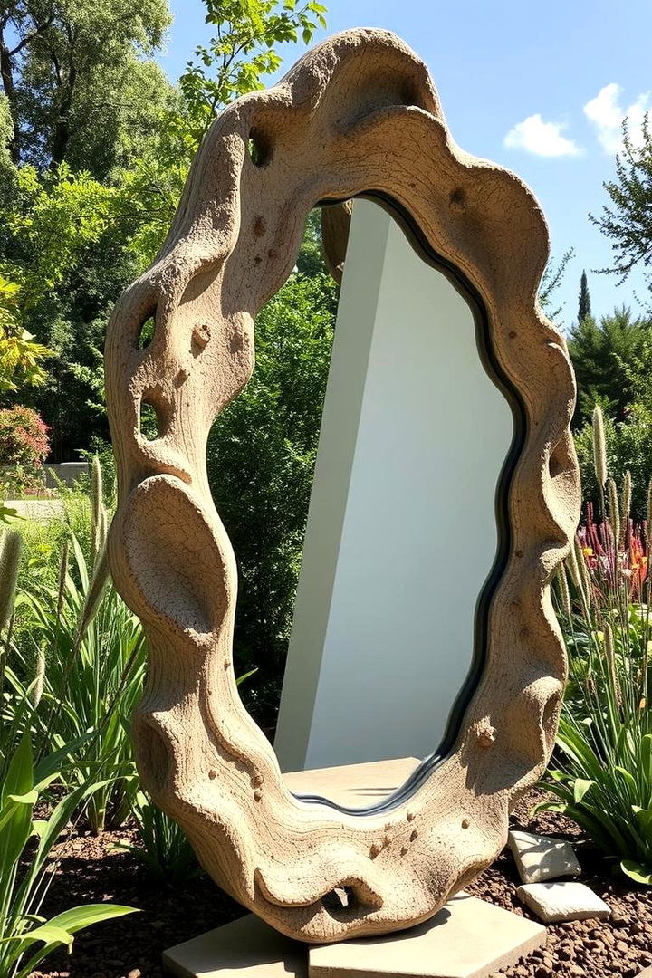Nature Inspired Sculptural Mirrors - 22 Garden Mirror Ideas
