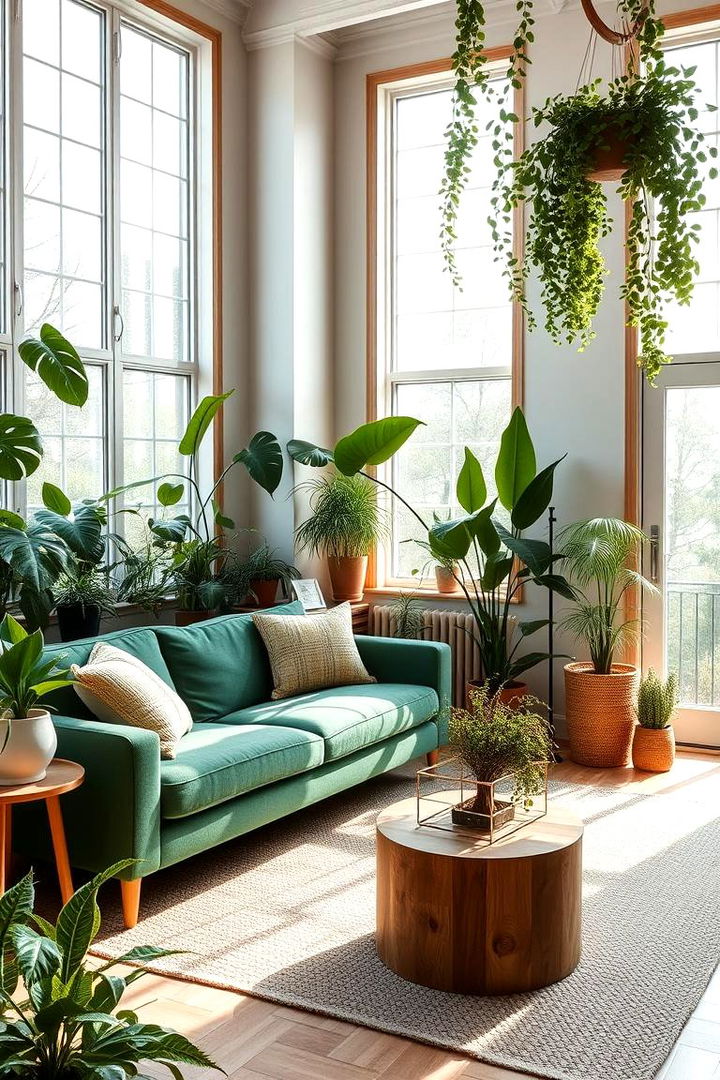Nature Inspired Serenity - 22 Emerald Green Sofa Living Room Ideas