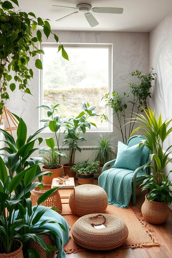 Nature Inspired Teal Haven - 22 Teal Living Room Ideas