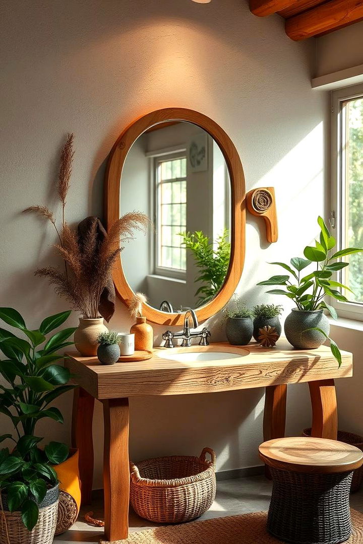 Nature Inspired Vanity - 22 Makeup Vanity Ideas