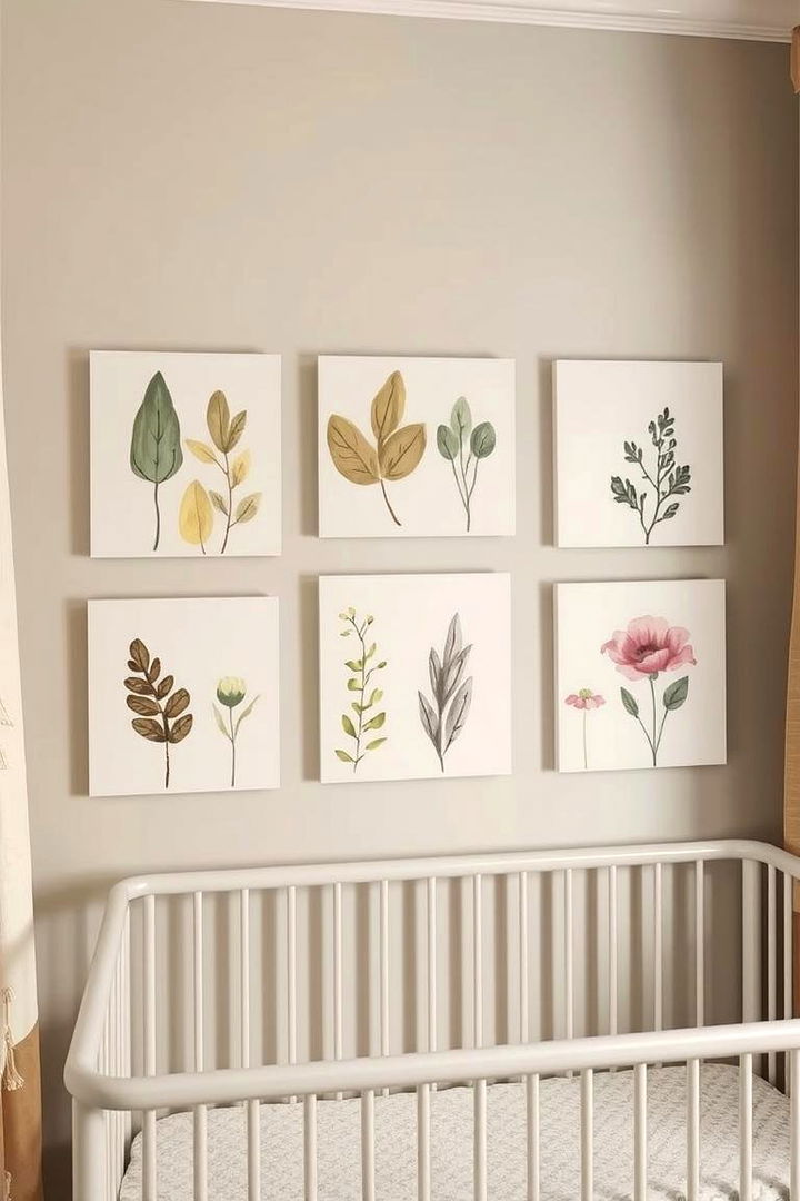 Nature Inspired Wall Art - 22 Rustic Nursery Ideas