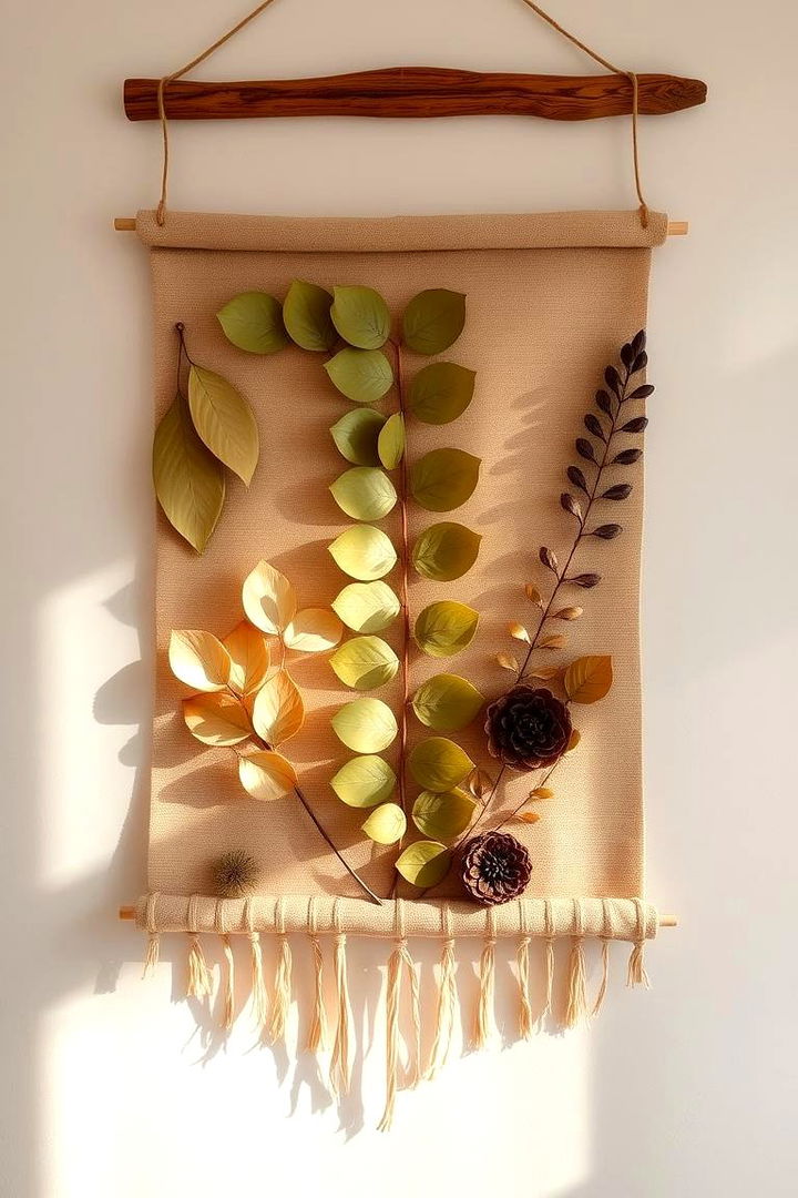 Nature Inspired Wall Hangings - 22 Thanksgiving Decor Ideas