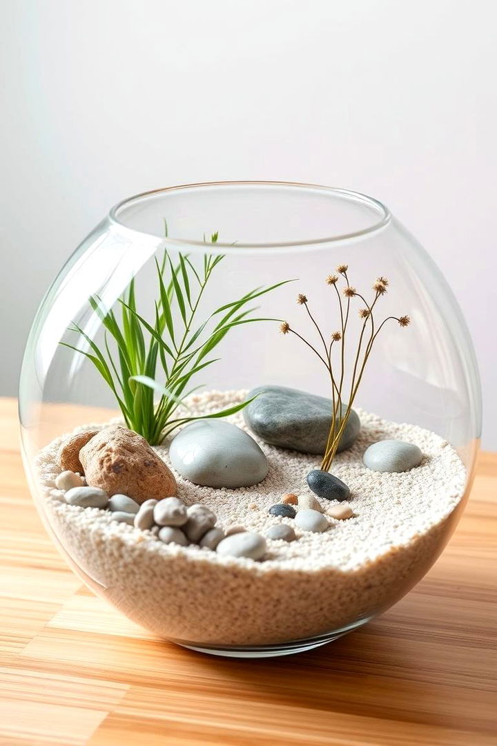 Nature Inspired Zen Terrarium - 22 Terrarium Ideas
