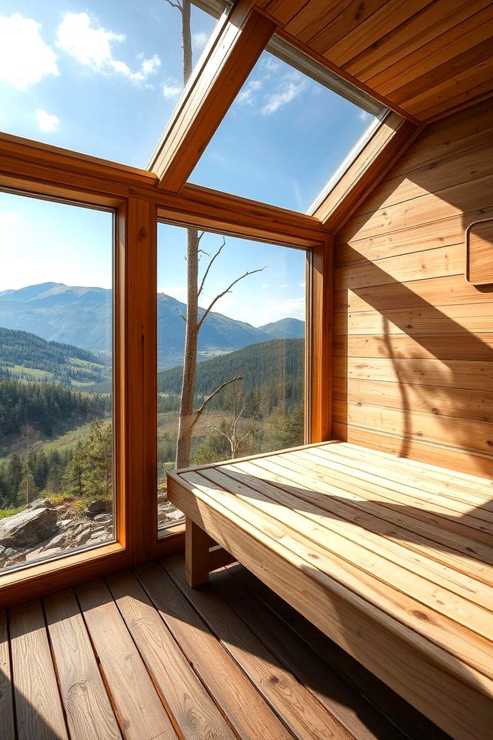 Nature Integrated Sauna with a View - 22 Outdoor Sauna Ideas