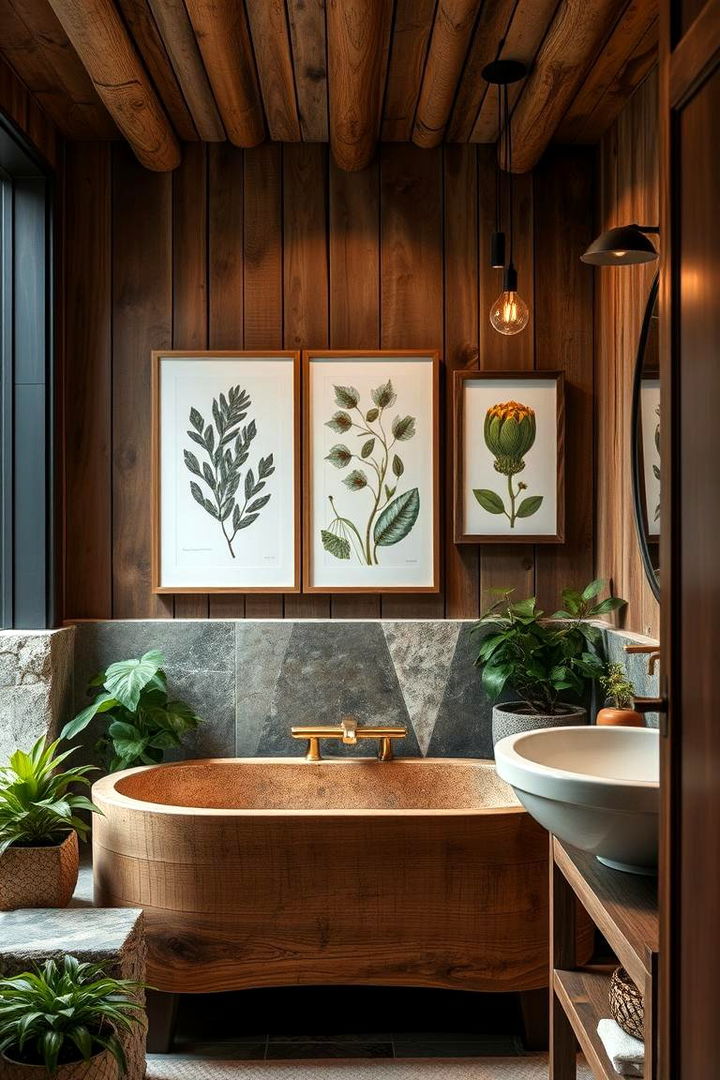 Nature inspired Elements - 22 Primary Bathroom Ideas