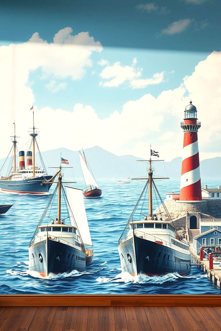 Nautical Adventure Theme - 22 Pool Murals